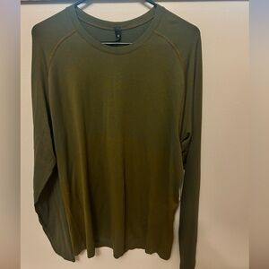 Men’s Lululemon Metal Vent Tech Long Sleeve (blue/gold)